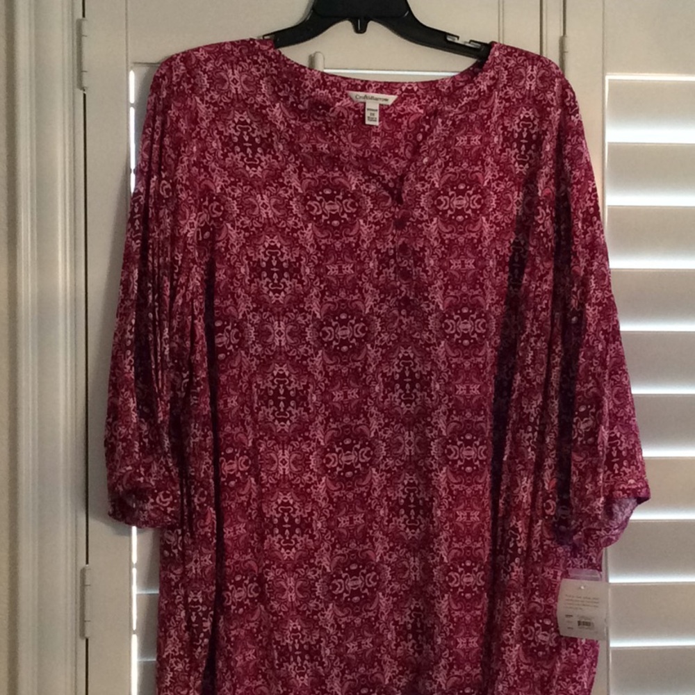 3/4 length sleeve top